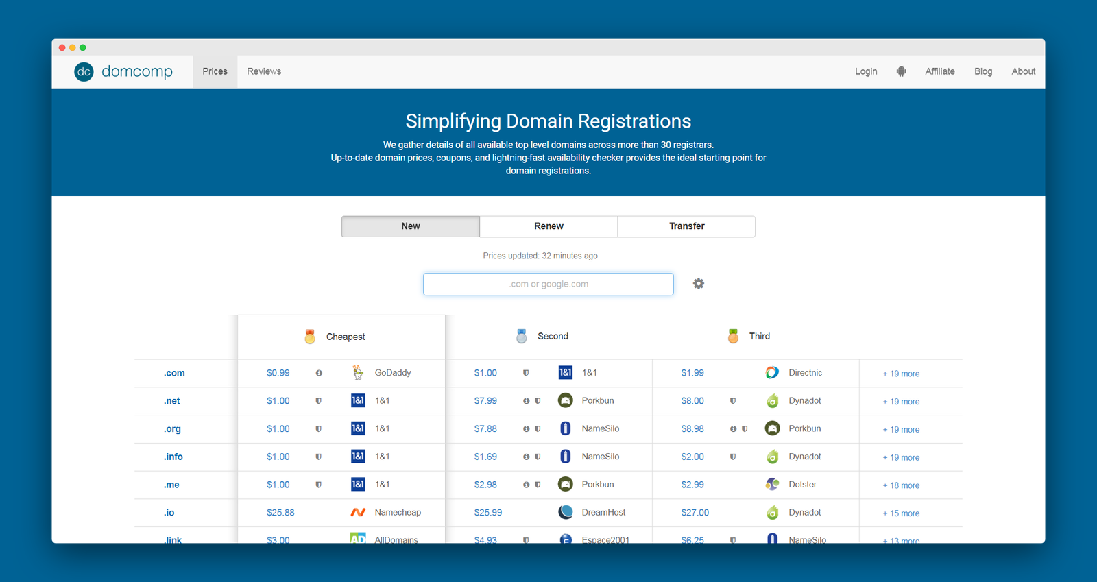 Domain And Compare